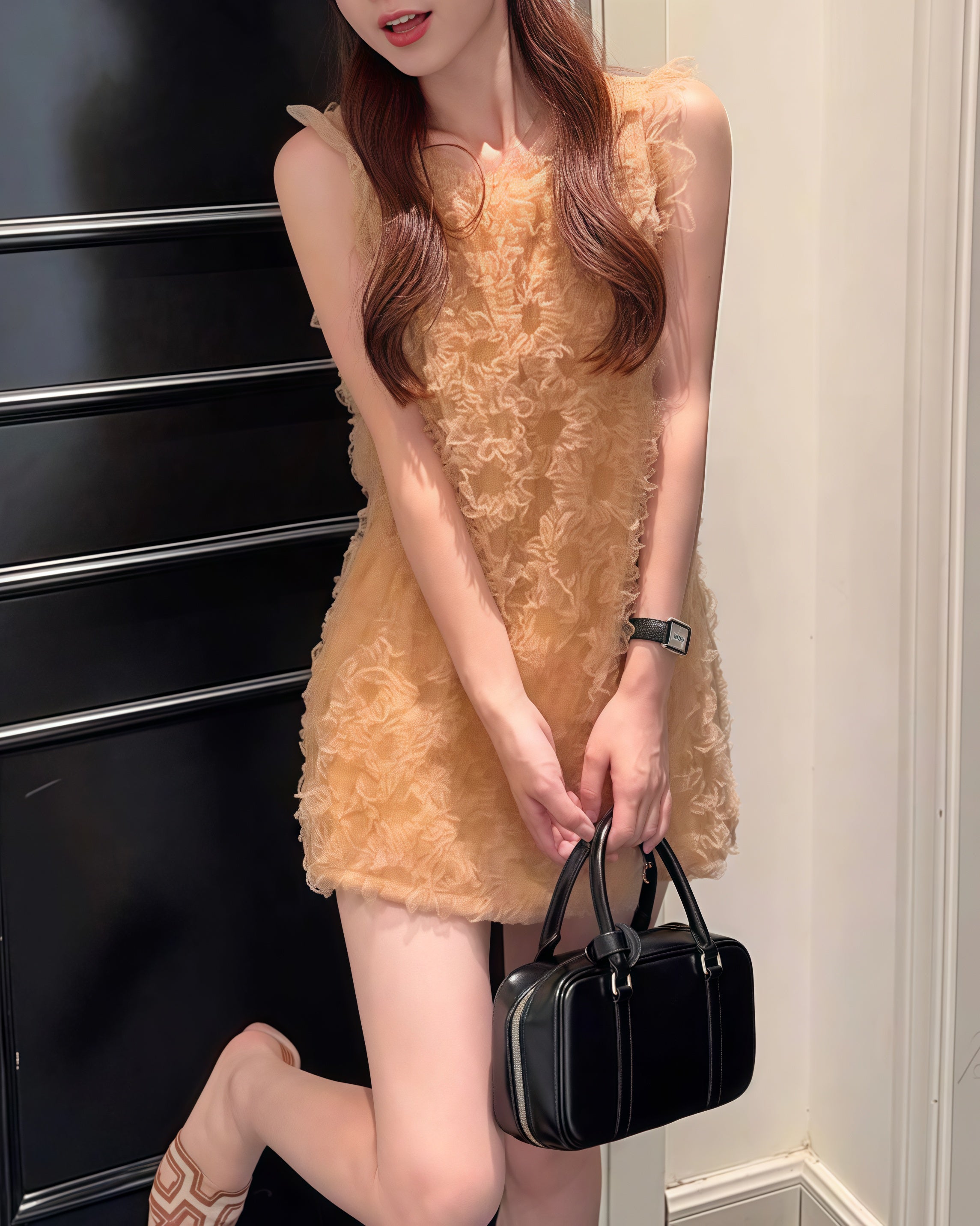 3Dフラワーチュールミニワンピース Mc 501 – micury