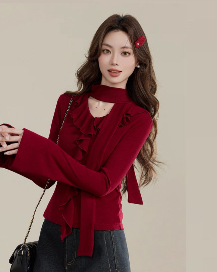 アシンメトリーデザイントップス Mc583