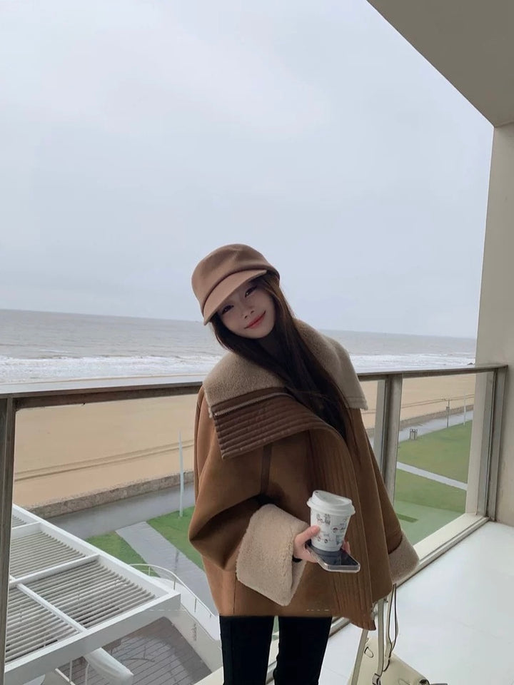 ボアカラールーズジャケット Mc 566