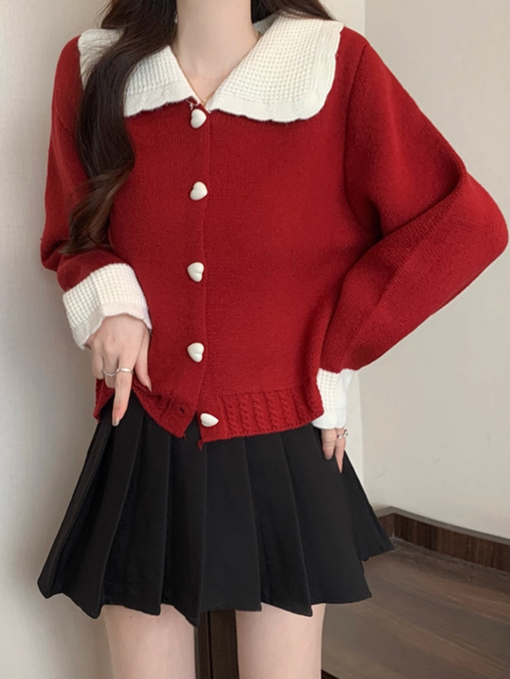 チョコニットカーディガン Mc 344
