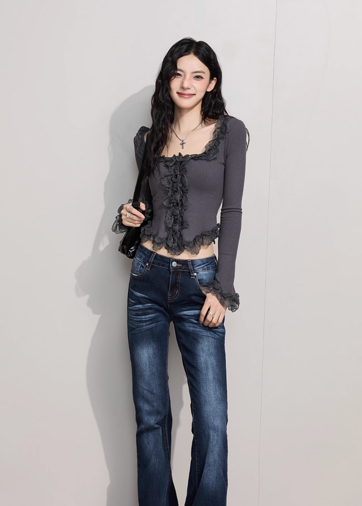 シアーフリルリブニット Mc 318