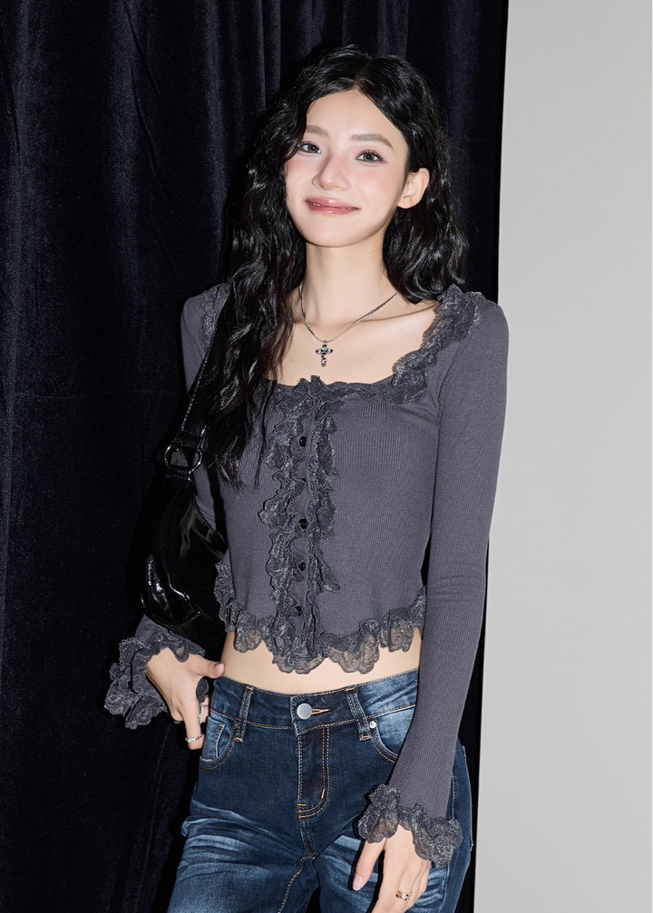 シアーフリルリブニット Mc 318