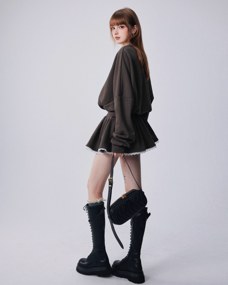 フレアスウェットワンピース Mc 582