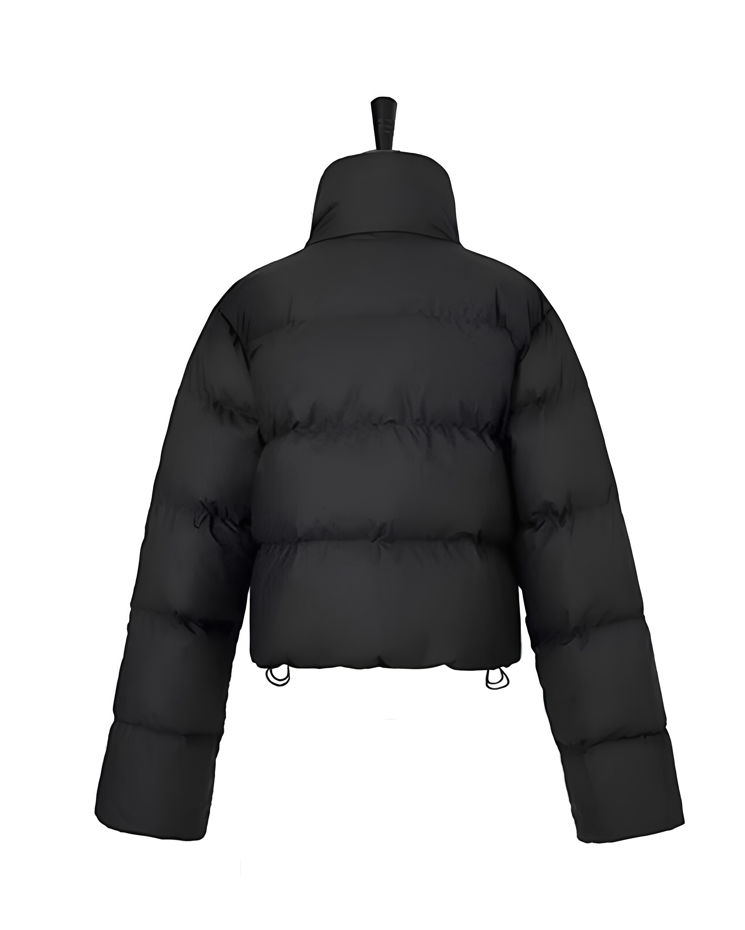 アシメジップリボンチャームショートダウンMc 629