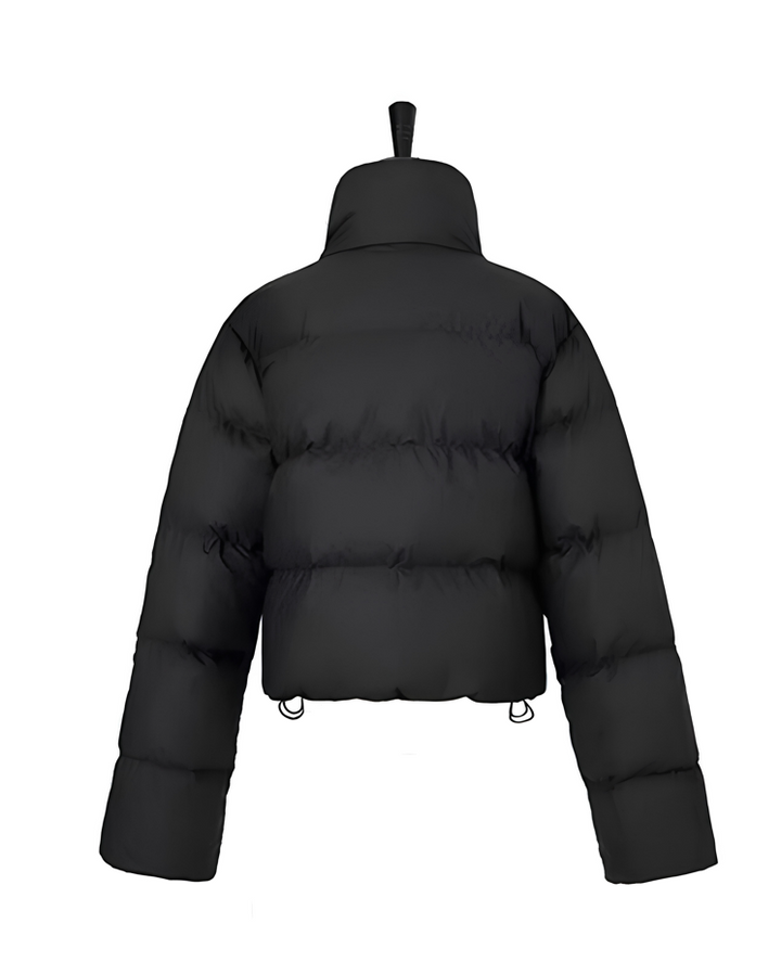 アシメジップリボンチャームショートダウンMc 629