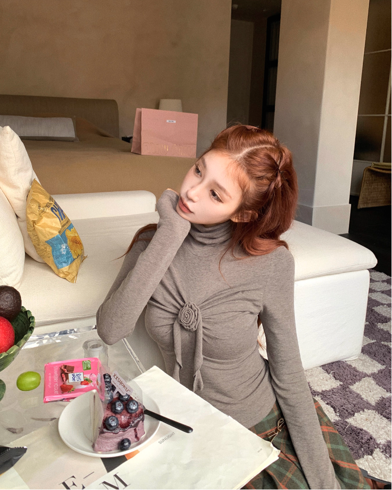 ローズドレープニットトップス Mc 576