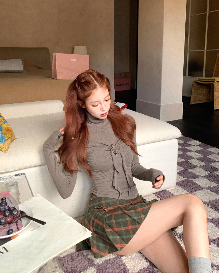 ローズドレープニットトップス Mc 576