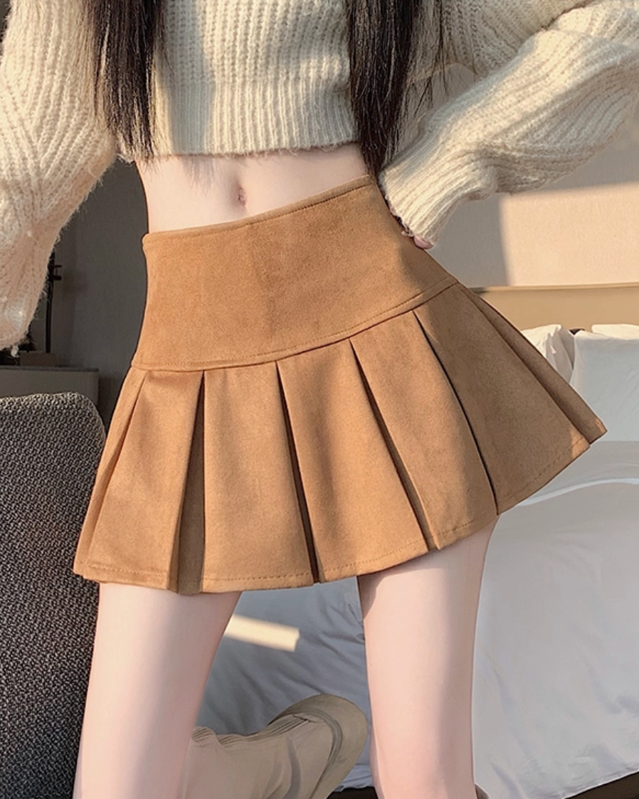 チョコレートプリーツスカート Mc 347