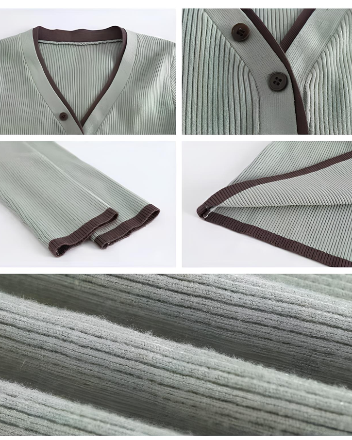 オフショルボーダーニットトップス Mc 644