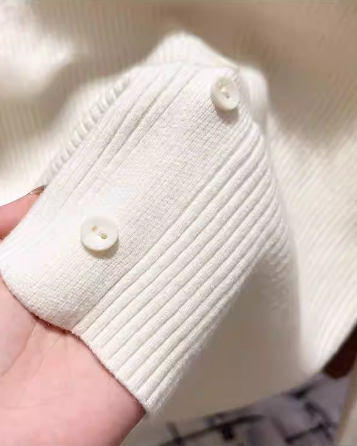 スリムフェザーリブニットトップス Mc 258