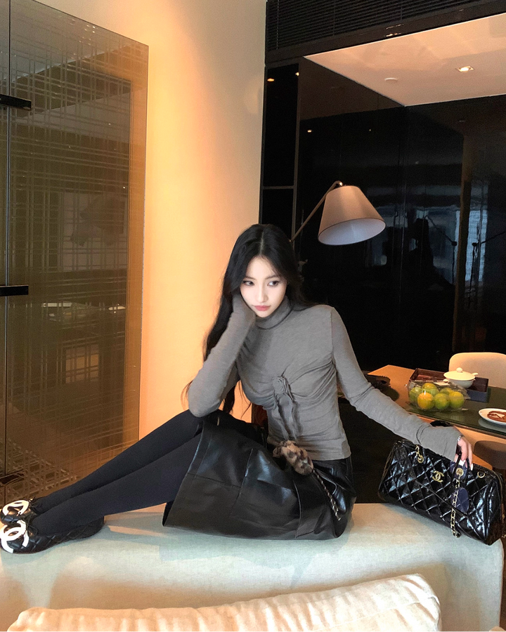 ローズドレープニットトップス Mc 576