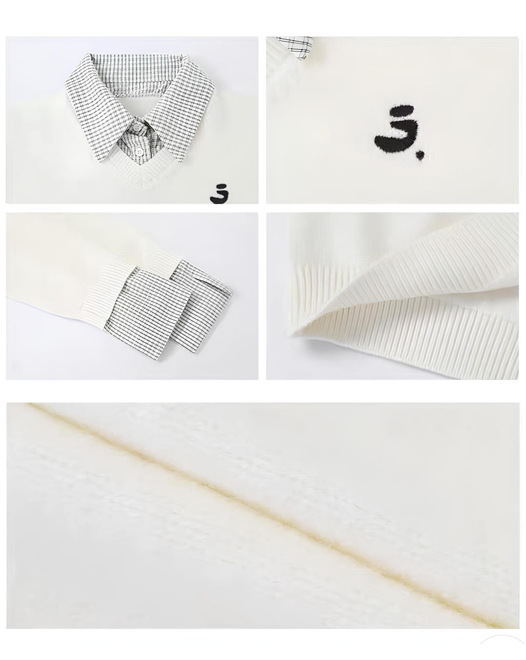 カレッジレイヤード風ニットトップス Mc 663