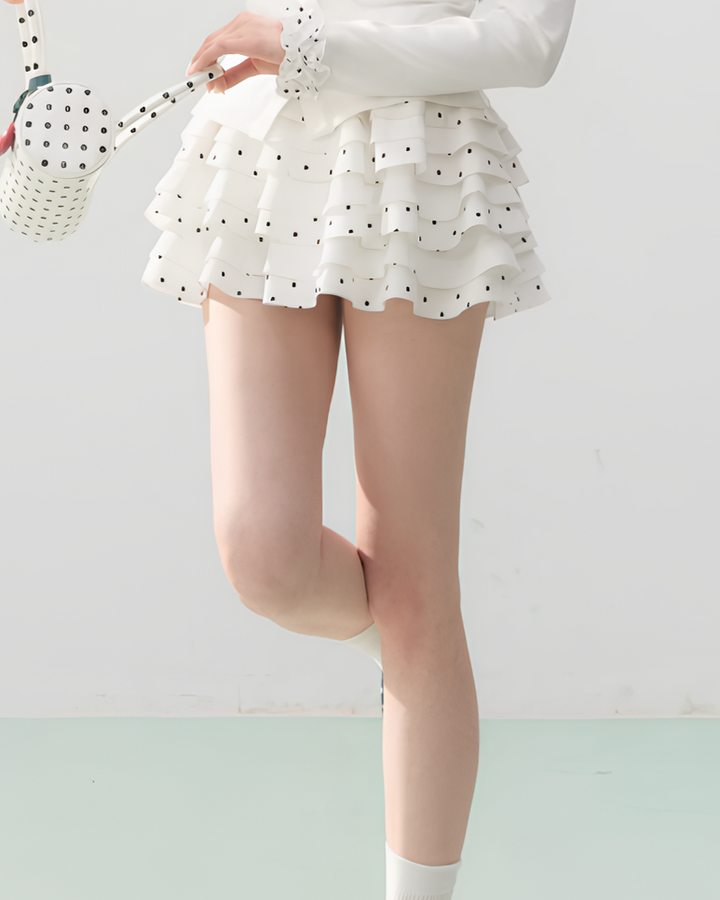 ドットティアード ミニスカート Mc 749