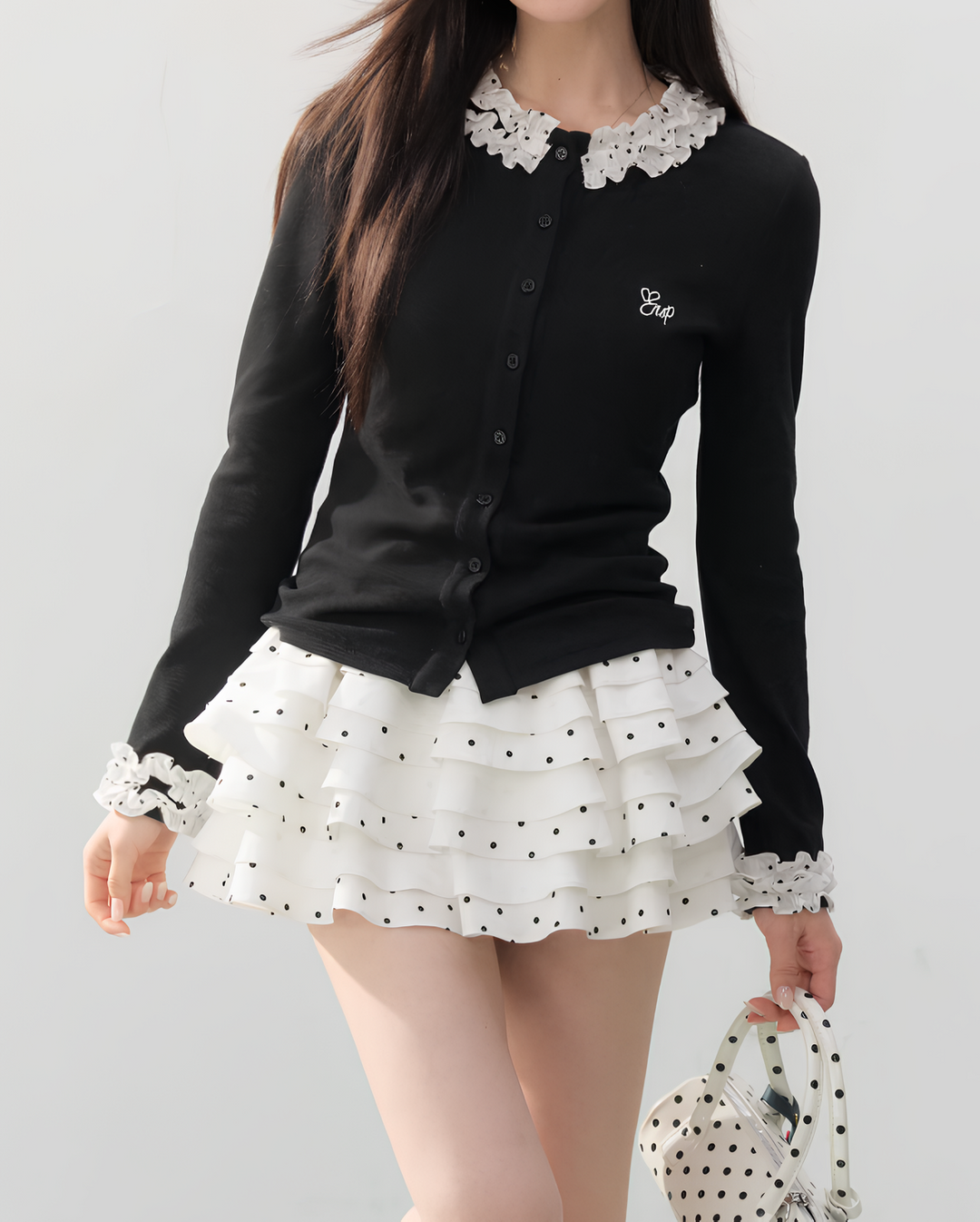 ドットティアード ミニスカート Mc 749