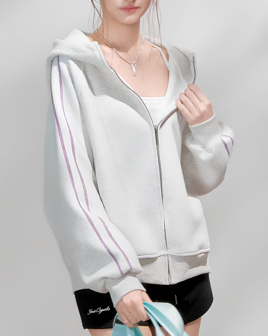 ルーズジップフーディー Mc 767