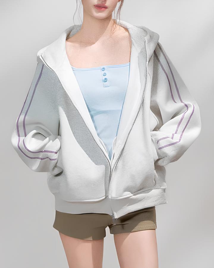 ルーズジップフーディー Mc 767