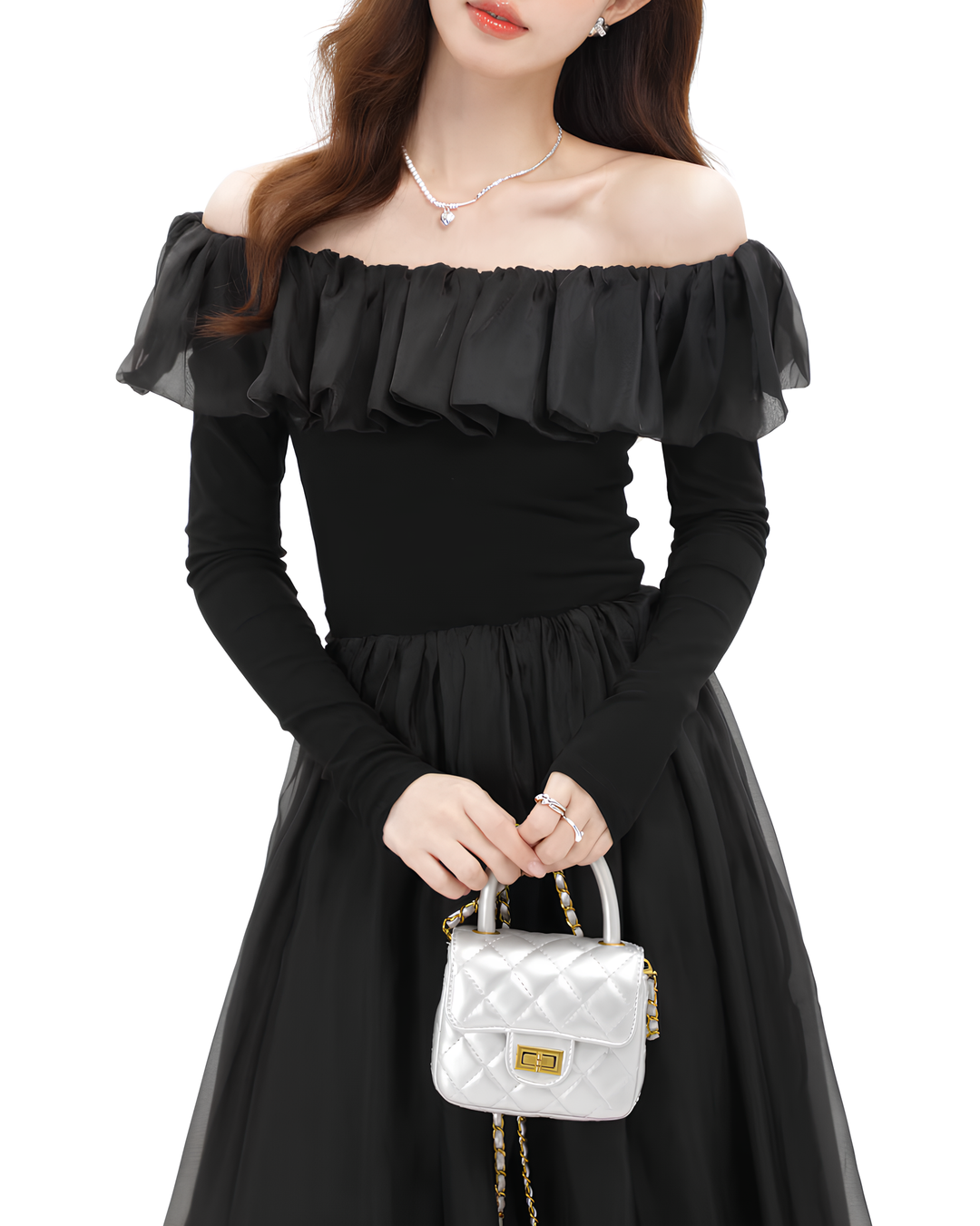 オフショルシアーワンピース Mc 771