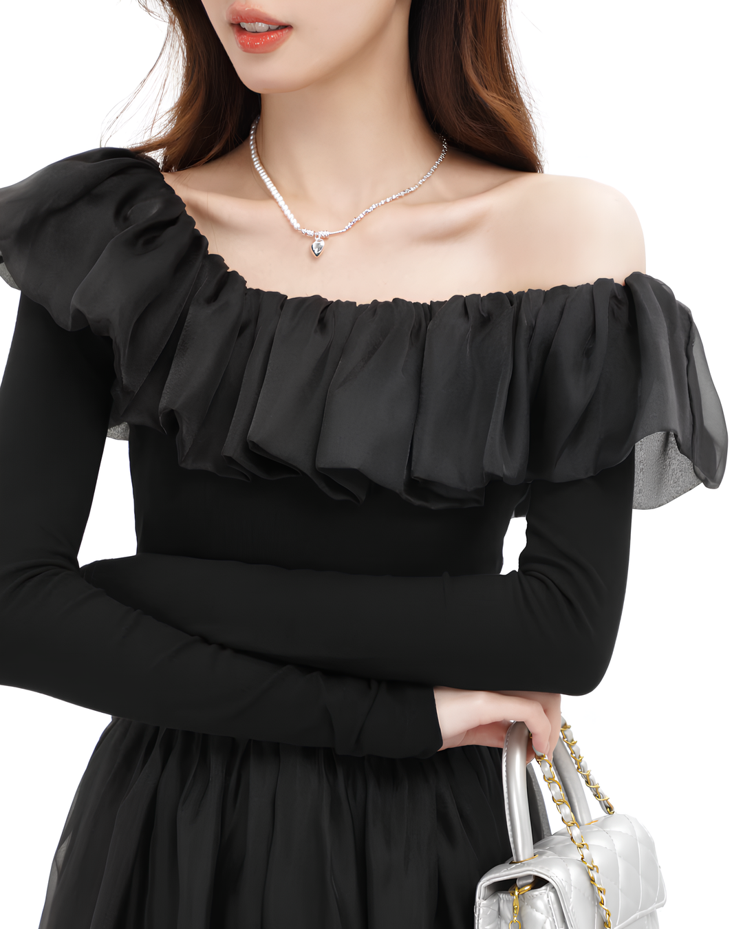 オフショルシアーワンピース Mc 771