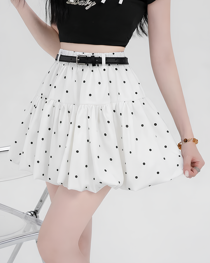 ドットティアードミニスカート Mc 803