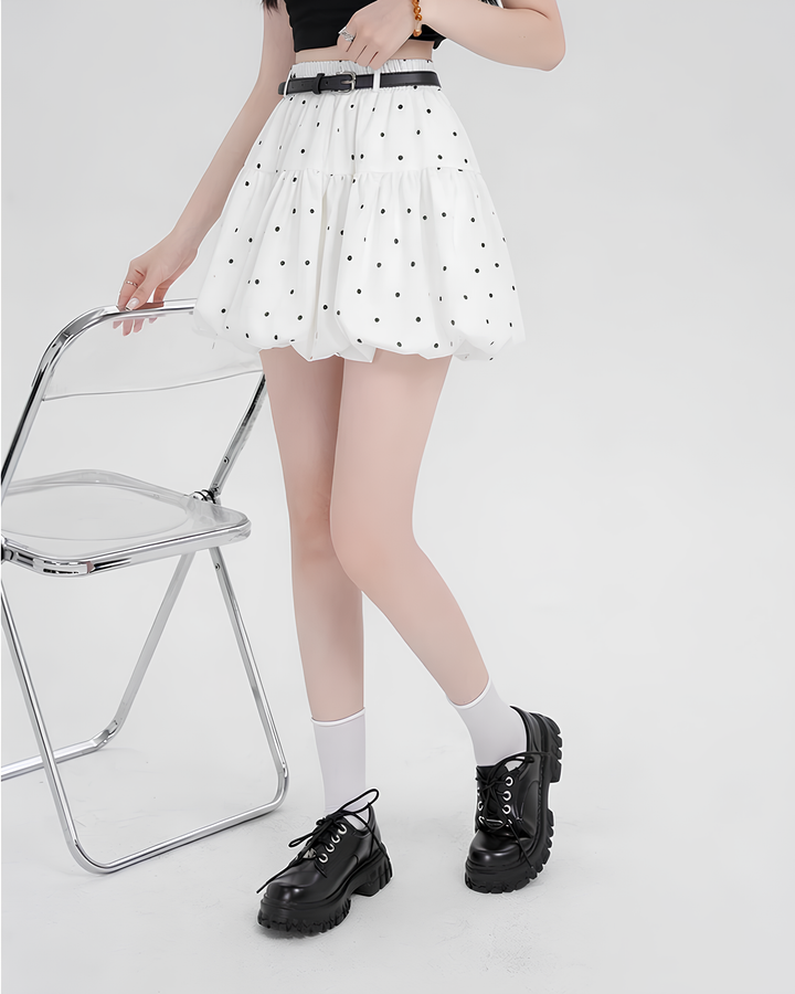 ドットティアードミニスカート Mc 803