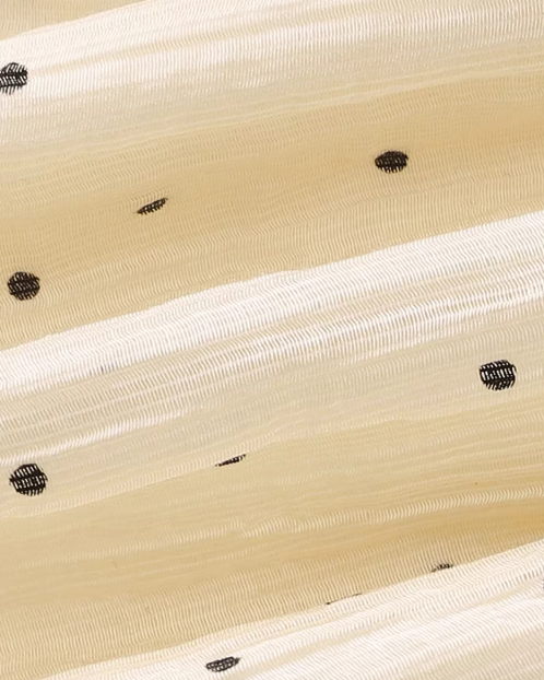 ドットチュールオフショルリボンブラウス Mc 804