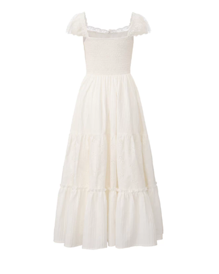 ピュアレースシャーリングティアードワンピース Mc 824