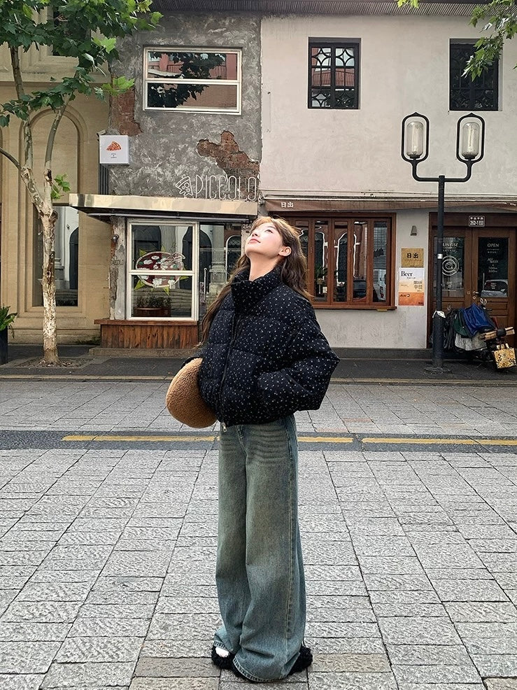 フラワーボリュームショートダウン Mc 593