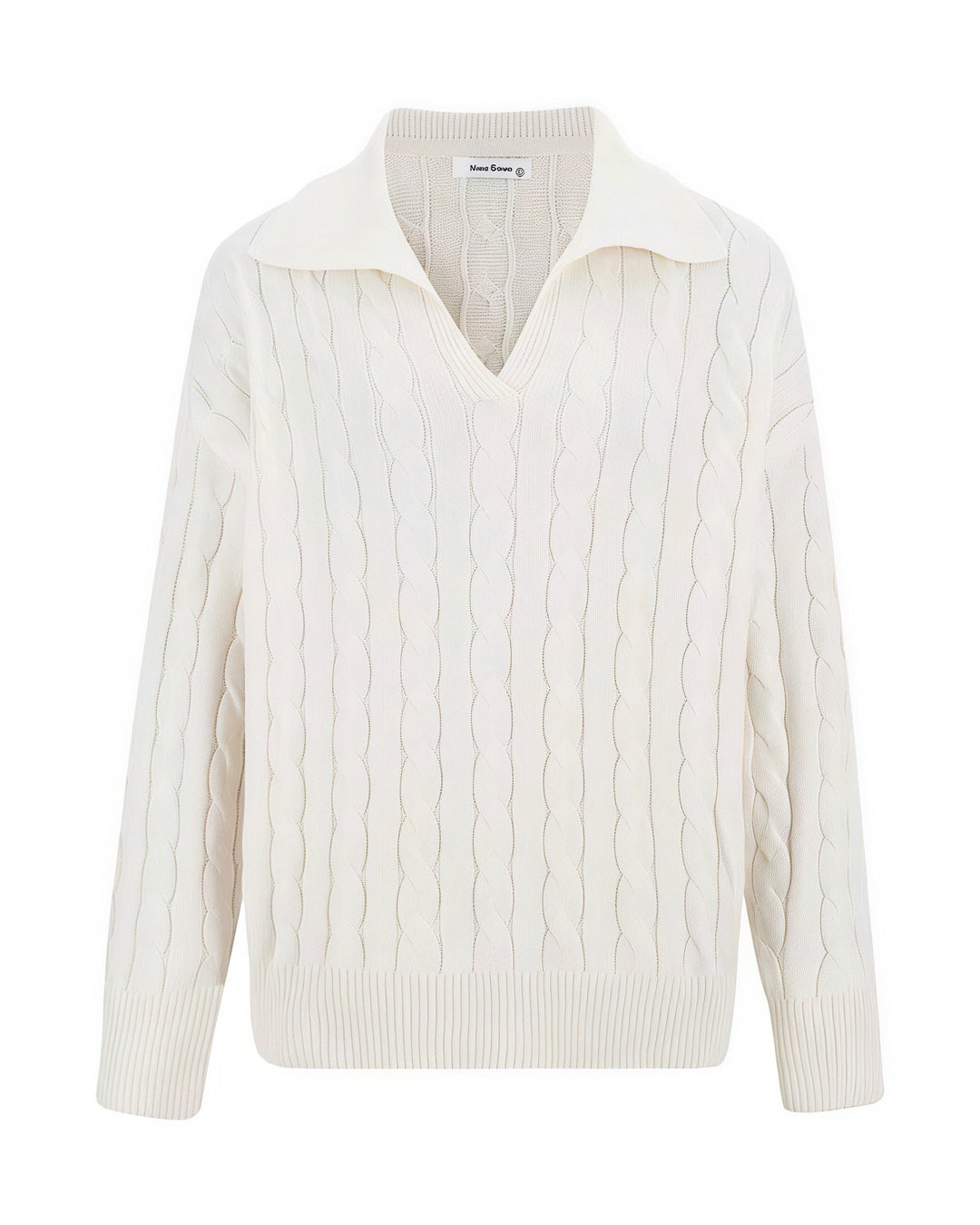 ポロ襟ツイストニット×ショートパンツセットアップ Mc 208