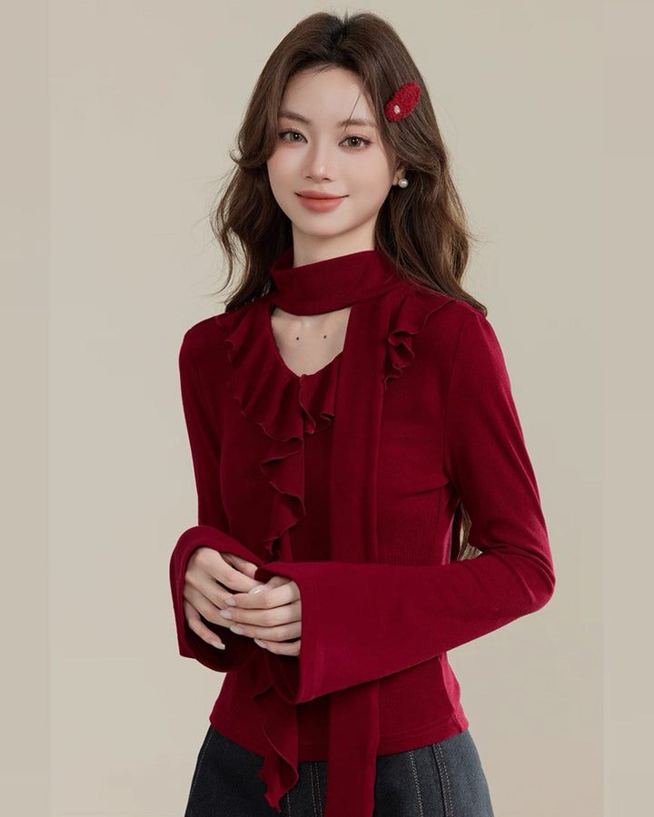 アシンメトリーデザイントップス Mc583