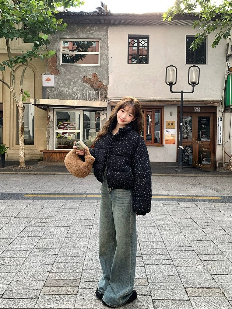 フラワーボリュームショートダウン Mc 593