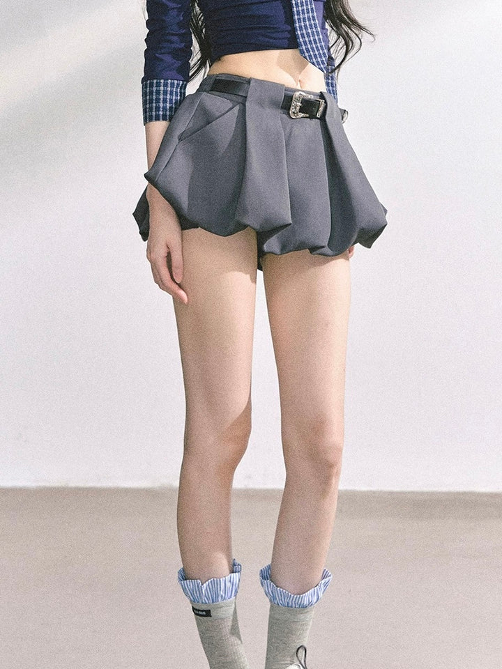 ベルトバルーンミニスカート  Mc 600