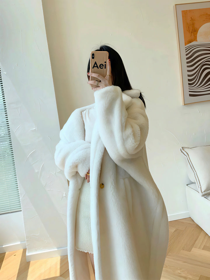 エアリーボアロングコート Mc 592