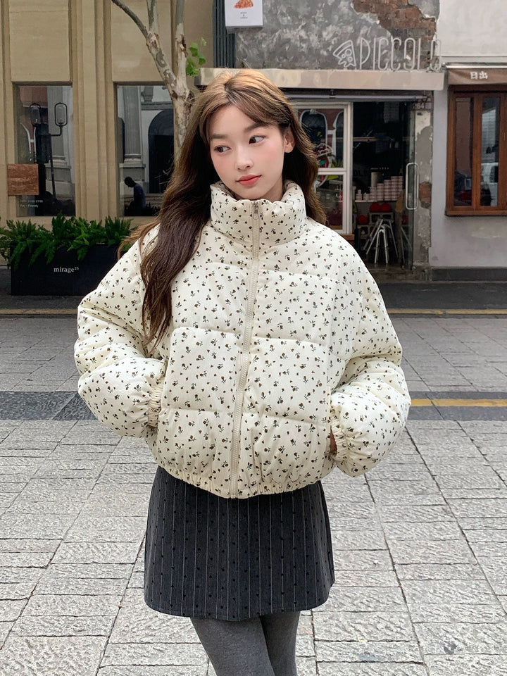 フラワーボリュームショートダウン Mc 593