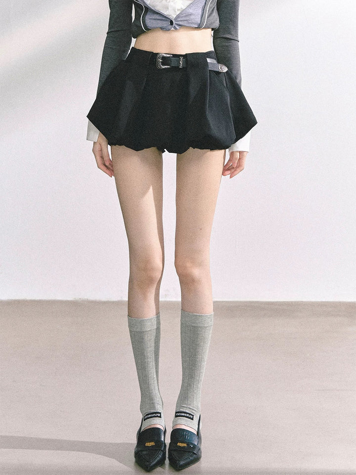 ベルトバルーンミニスカート  Mc 600