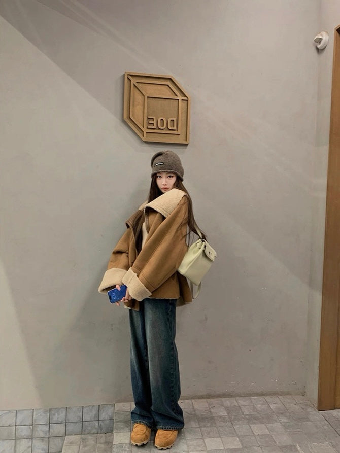 ボアカラールーズジャケット Mc 566