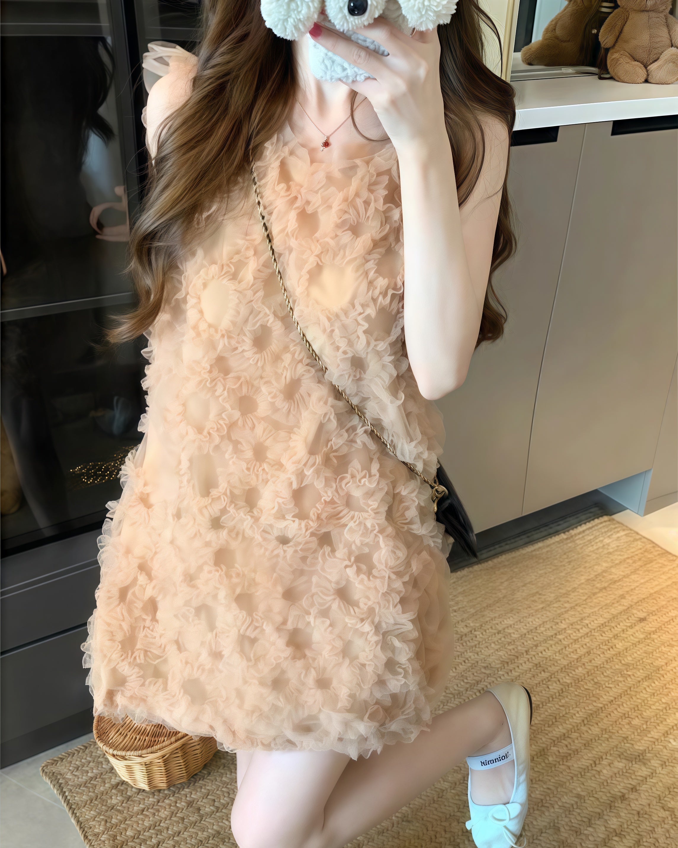 3Dフラワーチュールミニワンピース Mc 501 – micury