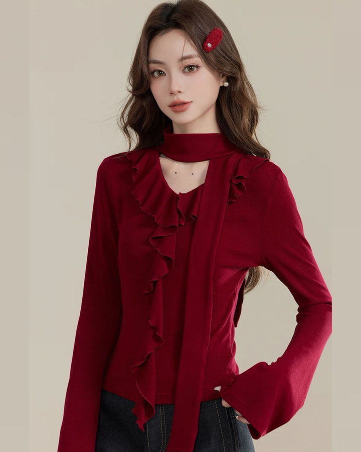 アシンメトリーデザイントップス Mc583