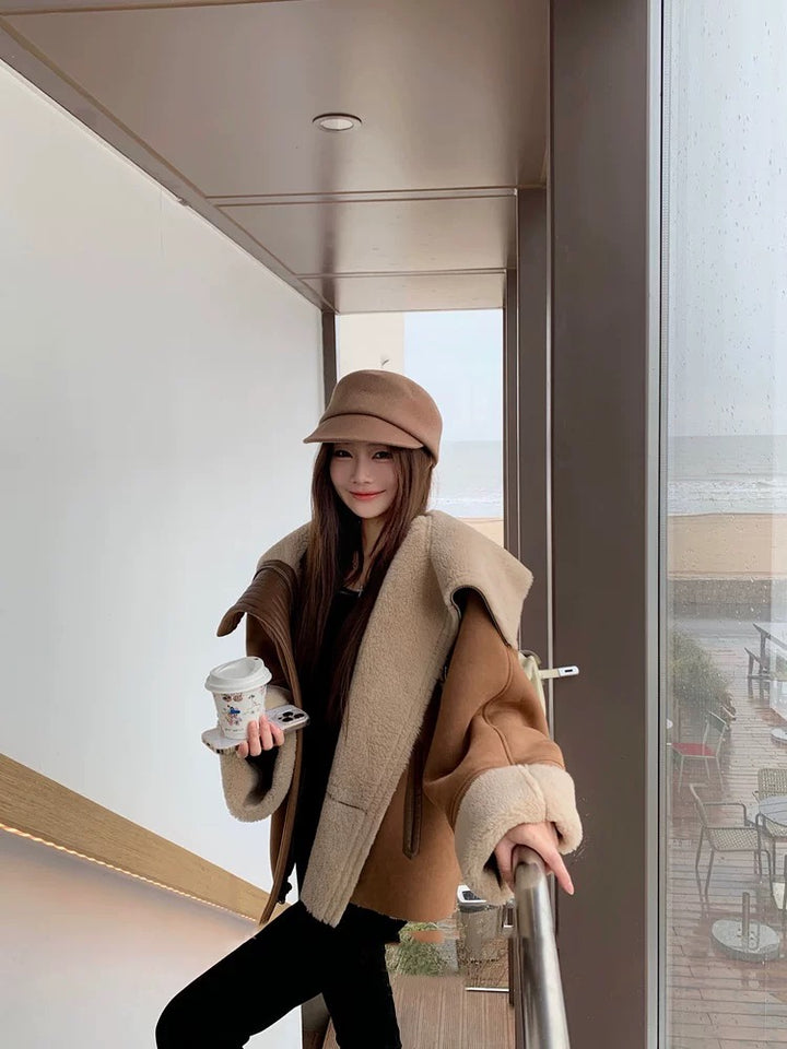 ボアカラールーズジャケット Mc 566