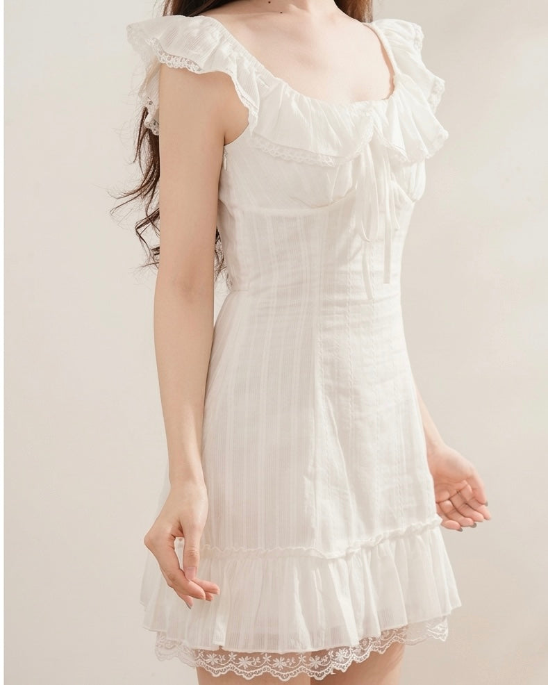 シフォンフレアミニワンピース Mc 922