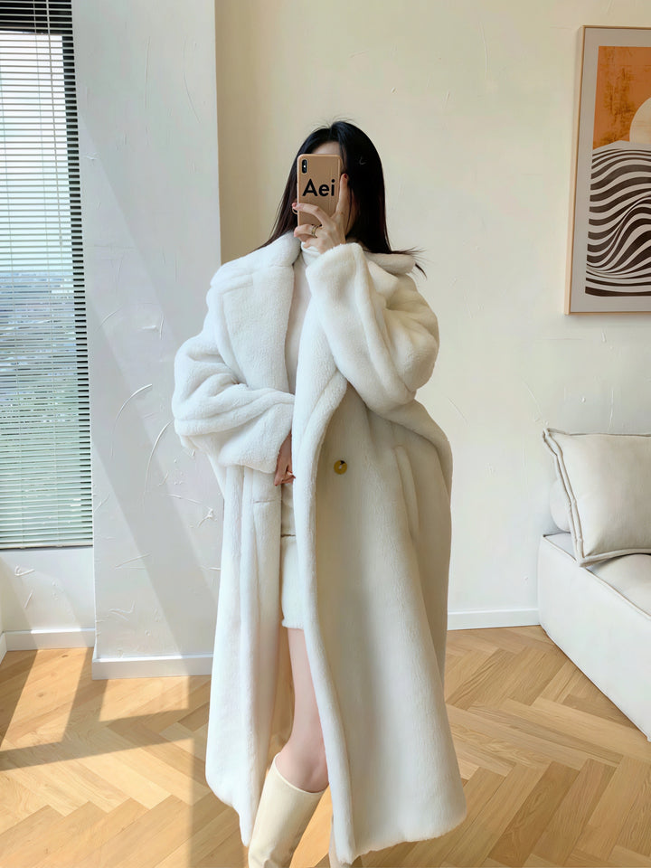 エアリーボアロングコート Mc 592