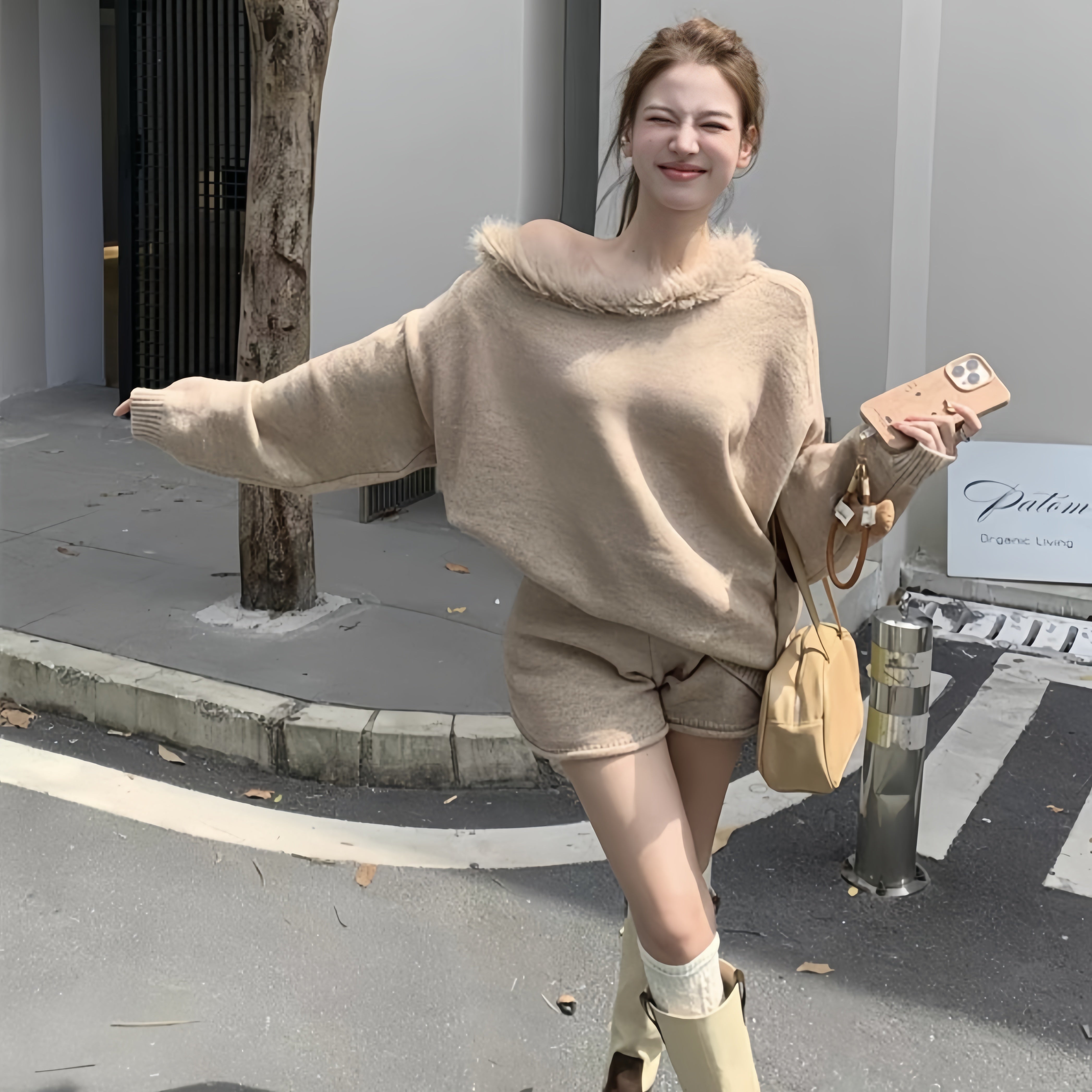 ワンショルファーニットセットアップ Mc 290 – micury