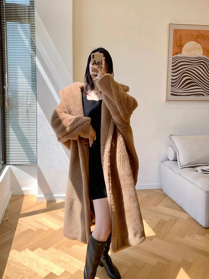 エアリーボアロングコート Mc 592