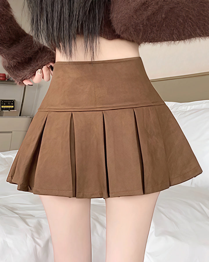 チョコレートプリーツスカート Mc 347