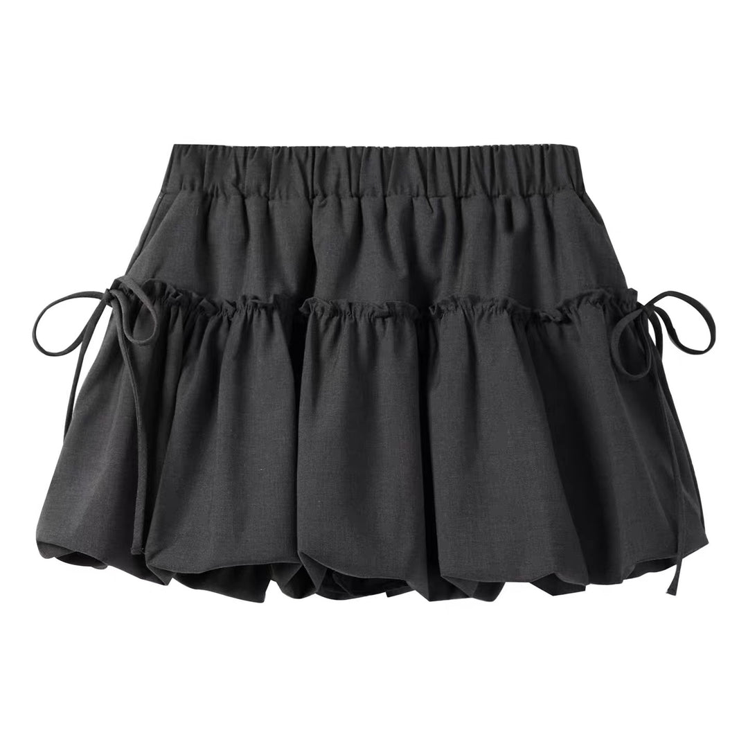 リボンギャザーバルーンスカート Mc 647