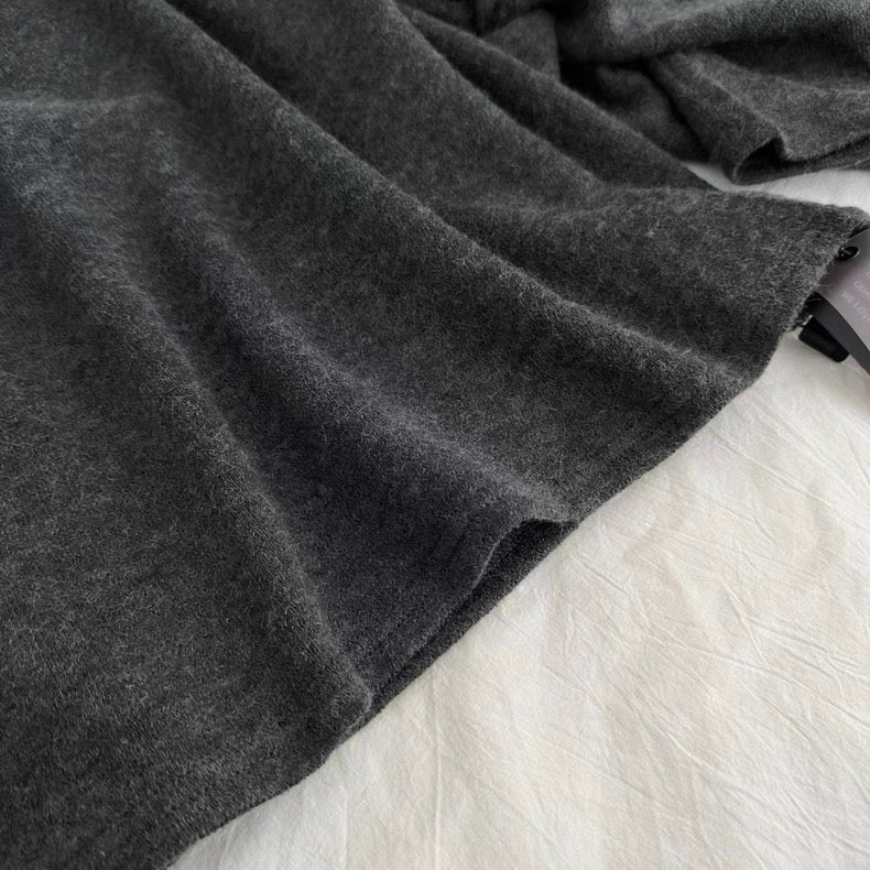 BIGリボンオフショルニットワンピース Mc 552