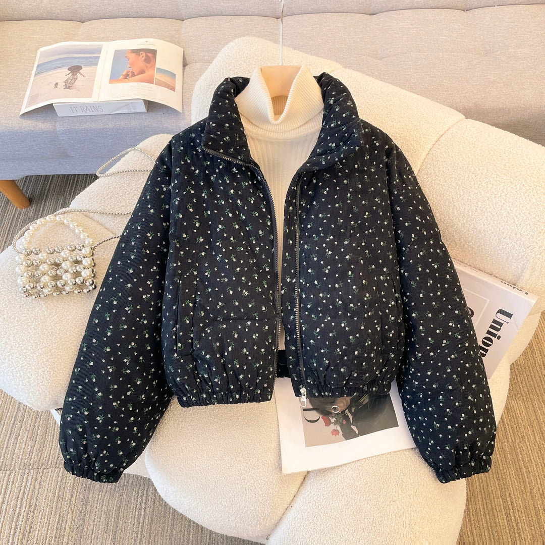 フラワーボリュームショートダウン Mc 593