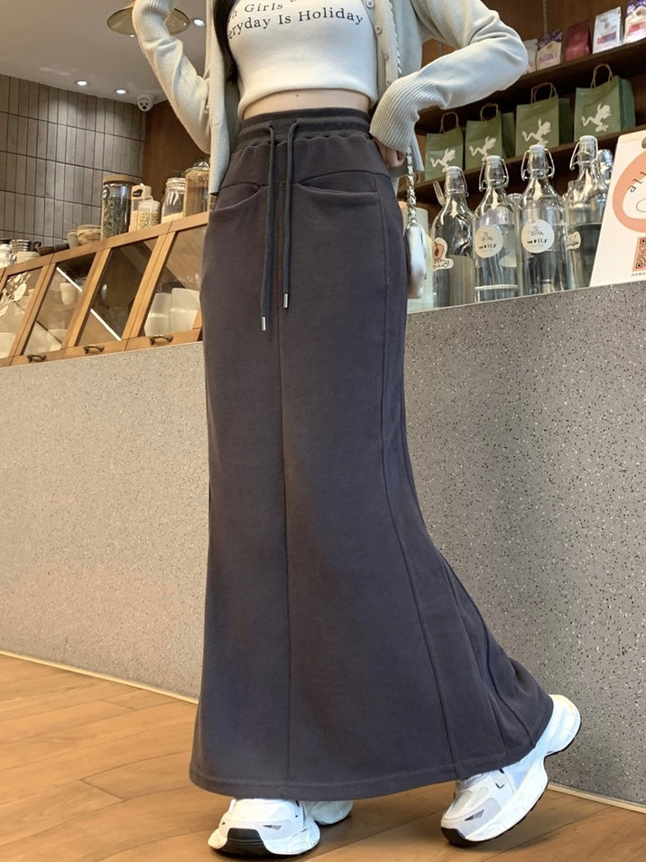 スウェットマーメイドロングスカート Mc 231