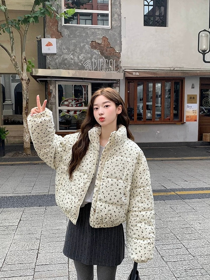 フラワーボリュームショートダウン Mc 593