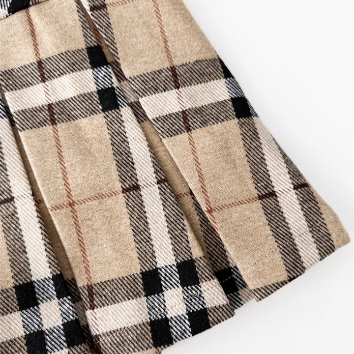 チェックプリーツスカート Mc 596