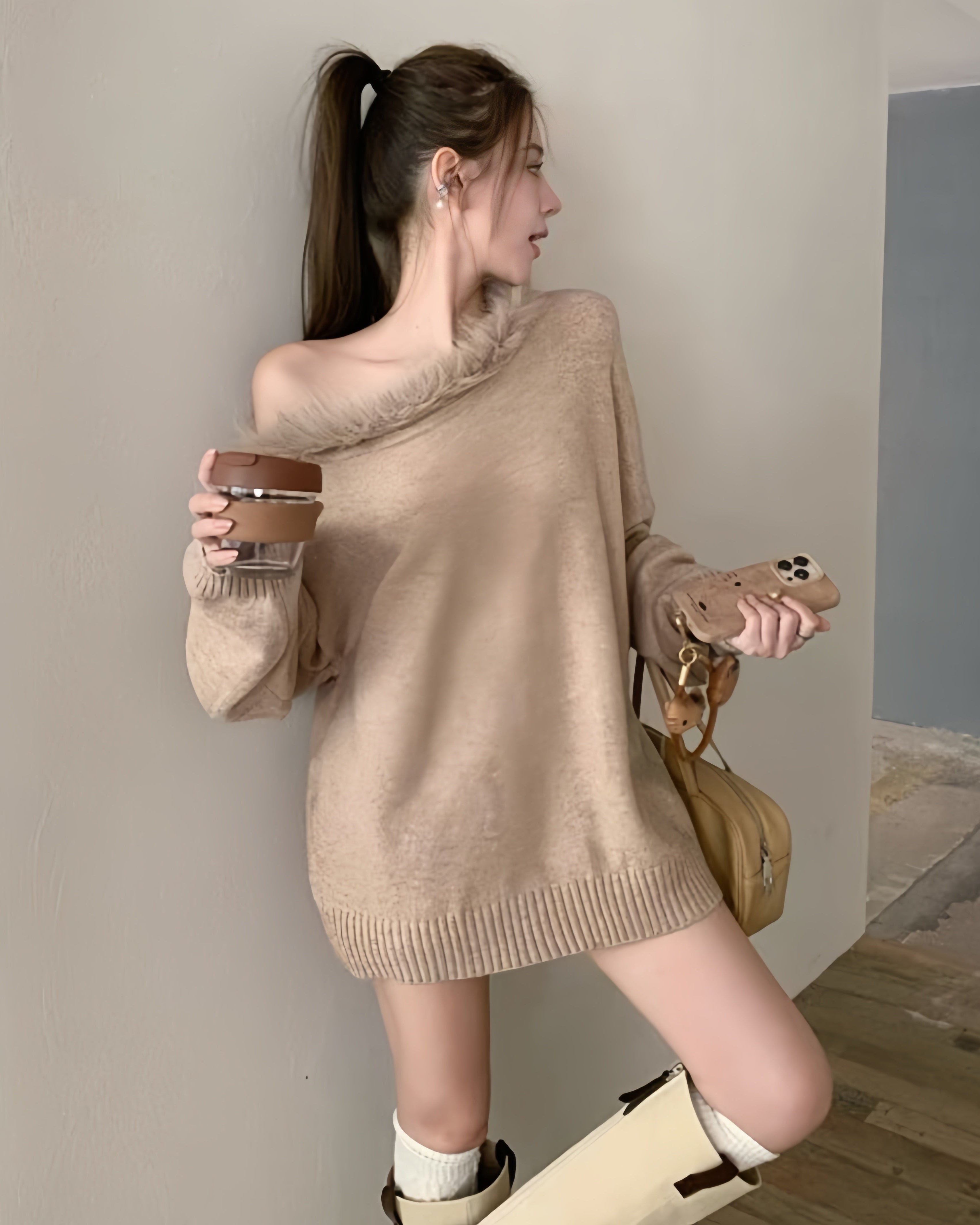 ワンショルファーニットセットアップ Mc 290 – micury